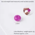 Künstliches 1,8cm Blaubeer-Modell aus PVC für DIY-Kuchen und Bastelzubehör - 1.8cm (Groß) / Fuchsia