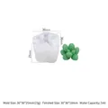 Moule en silicone pour bougies succulentes DIY avec dimensions et forme de fleur à 5 pétales - Forme de Succulente ZW-193