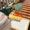 Pinza per capelli creativa in acetato con design di volpe e foglie d'autunno - Volpe che Dorme