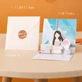 3D Teacher's Day pop-up card set with Thank You Teacher illustration and envelope - Teacher-Student Series - Style B (HK8009)