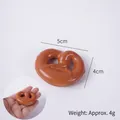 Μίνι μοντέλο pretzel από PU με ρεαλιστική υφή και λειτουργία αργής επαναφοράς - Μίνι Πρέτζελ με Κλειστή Καρδιά