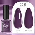 Lily'Cute deep purple gel polish X039 in 7ml bottle with matte and glossy finish - Deep Purple (39)