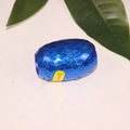 Blue laser football ribbon 5mm width for balloon binding and party decoration - Holographic / Blue