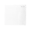 White cotton waffle weave kitchen towel featuring a clear 100% Cotton fabric label - White