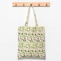Borsa tote in tela con motivo a tulipani rosa e robuste tracolle da spalla - Standard / Tulipano Rosa (Senza Coulisse)