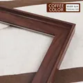 Dunkler Holzrahmen im Vintage-Stil, 4 cm breit und 3 cm tief, in Kaffeebraun - Kaffeebraun / 20*30cm