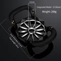 Zinc alloy 12-blade apple slicer with black floral handles and stainless steel blades - Bubble Bag Pack / Upgrade-12 Blades / Black