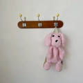 Cute pink plush puppy backpack for toddlers featuring soft fur and long ears - Light Pink Dog