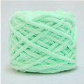 Hilo grueso verde claro tipo chenilla para tejer bufandas y bolsos DIY - Verde Agua (07)