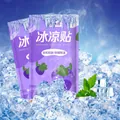 Grape scented physical cooling patch for heat relief in purple two-piece packaging - Grape / 2 Pcs/Bag