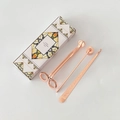3-Piece Set with Color Box Rose Gold