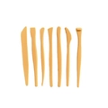 7-piece set of yellow plastic clay sculpting tools for DIY pottery and hand carving - 7-piece Clay Tool Set (yellow)