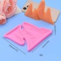 Stampo in silicone cime montuose per cioccolato fondente decoro torta con misure 12x10,6cm - Grande Stile Montano (1)