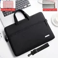 Borsa porta PC nera da 14 pollici con fodera imbottita e tracolla regolabile rimovibile - Nero con tracolla