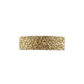 Pince à cheveux rectangulaire dorée avec texture métallique grainée et design épuré - Or Rectangulaire Martelée
