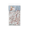 3D embossed nail art stickers featuring cute strawberry bears and floral patterns - MC22-Embossed Strawberry Bear
