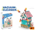 DIY STEAM 3D mint green wooden house windmill puzzle model kit for children age 6+ - Windmill