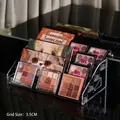 Three-tier clear acrylic tiered rack organizer for cosmetics and nail polish display - New Snap-on 4 Layers