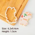 Christmas reindeer cookie cutter set 6.2x9.4cm with finished icing biscuit decor - Christmas Deer (PC0247)