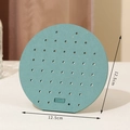 Espositore circolare per orecchini blu scuro da 12,5 cm per organizzazione gioielli - Tondo Piccolo Diametro 12.5cm / Verde