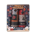 Detailed Christmas washi tape set with gold foil patterns in a festive gift box packaging - Boxed Set - Snowflake (YD-DS073)
