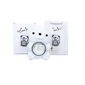 Confezione regalo orso rotante con rosa bianca stabilizzata e borsa Love You coordinata - Scatola regalo bianca
