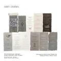 30pcs vintage film-themed decorative craft paper for DIY scrapbooking journaling - Gray White Cinema
