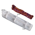 Silicone mold for a 25.7cm stylized figure incense holder in purple metallic finish - Madonna Figure Style (No. 2)
