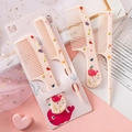 Set de peignes roses mignons avec motifs de baleine et peigne à queue pour filles - Baleine (Rose)