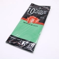 Pack of 10 green tissue paper sheets for gift wrapping, size 20x26 inches - Christmas Green