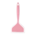 Spatola in silicone rosa e bianco traslucido con foro per appendere per la cucina - Tutto Rosa