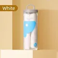 Absorberende witte koelhanddoek voor huisdieren in fles met grijze handgreep - Grote Buisverpakking / Wit