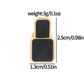 Eyeshadow palette alloy brooch pin in black and gold finish for women fashion - Lipstick Style (XZ2460-2)