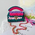 Bolso Tejido Verde Oscuro / Producto terminado