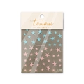 Japanese style star nail art stickers in blue and pink colors with ultra-thin texture - Blue and Pink Stars (to2492)