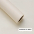Maltose cream white waterproof flower wrapping paper roll with matte texture 58cm x 7m - Roll (58cm*7m) / Maltose