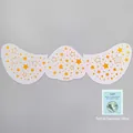 Tatuaggi temporanei stelle dorate K92003 con salviette detergenti per la pelle - Stile Stella (K92003) / Oro