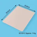 Flesh-colored silicone craft mat 39.6x29.8cm for DIY resin jewelry making and baking - 39.6cmx29.8cm / Off-White