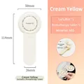 Creamy yellow toilet seat lifter made of durable ABS with integrated fragrance tablet - Creamy Yellow (+Random Aromatherapy)