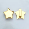 Golden alloy star charms with clip back for DIY bracelets and accessories - Gold Base - Star