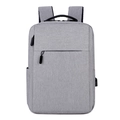 Gray Single Zip with USB