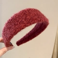 Red Lamb Wool Thick Style