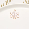 Golden snowflake charm with white enamel filling for DIY jewelry making accessories - 39# White Snowflake (19*24mm)