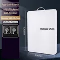 White PE plastic cutting board with metal handle and two hooks, 360x280x25mm medium size - Ultra Thick Medium 360*280*25mm / White