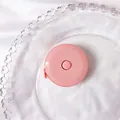 Rosa tragbares einziehbares Mini-Maßband zur Messung von Körper Taille und Nähen - Rosa (Ohne Dekoration)