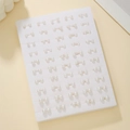 Set di 50 paia di orecchini a perno con perle finte su scheda display bianca - Set Di Orecchini A Bottone Con Perle Sintetiche Bianche (XY0112-1)