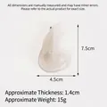 Ciondolo a forma di gamberetto in resina da 7,5cm, modello di cibo realistico in miniatura - Stile senza clip / Gambero curvo trasparente (con occhi)