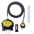 Cartoon sponge figure charger protector kit with black hoodie for 18W/20W power adapter - SpongeBob / Five-Piece Set