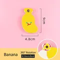 Banana shaped pocket notebook with 50 sheets and 360 degree rotating metal rivet - Ring Bound Note - Banana