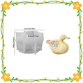 DIY duck silicone mold with dimensions 12.6x6.9x8.9cm for resin candles and gypsum crafts - Style 2 Duck